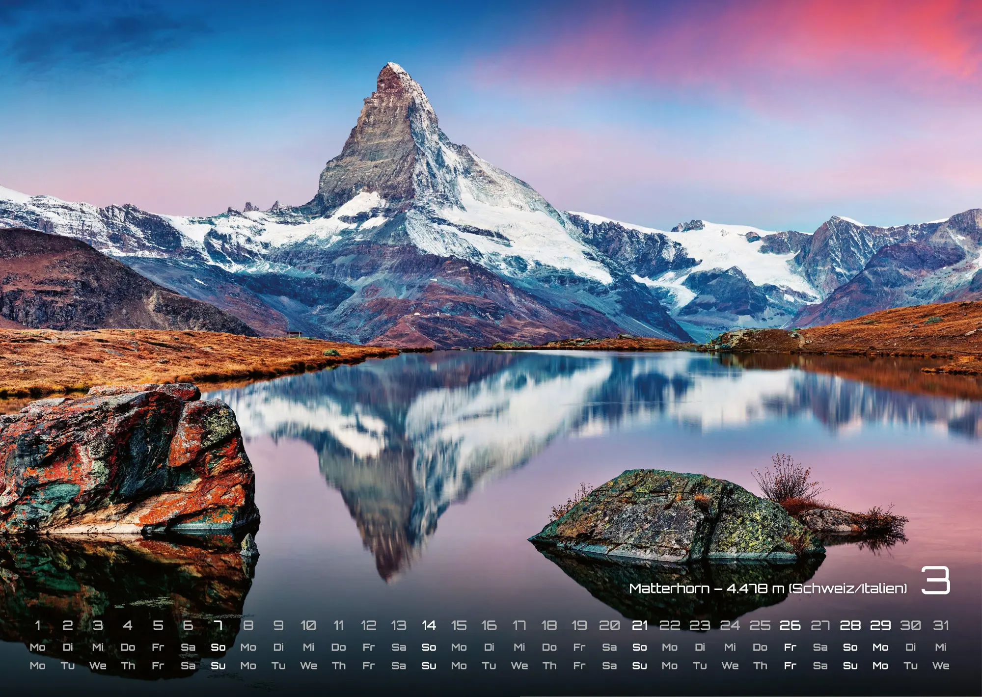 Bild: 9783986736309 | Die Alpen - dem Himmel so nah - 2027 - Kalender DIN A3 | GP-Fever. de