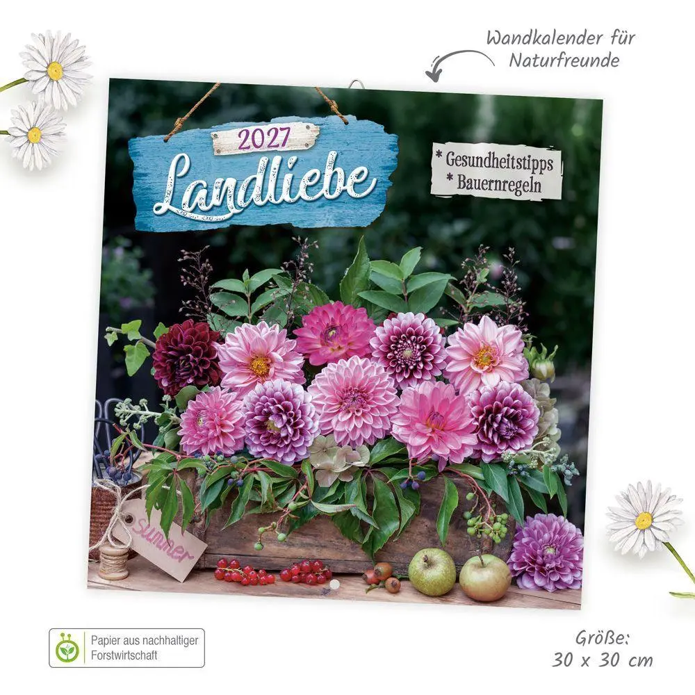Bild: 9783988026309 | TRÖTSCH - Broschürenkalender Landliebe 2027 | Wandplaner | KG | 24 S.