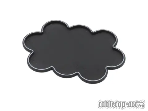 Cover: 704270726409 | Movement Tray - Rounded Edge - 32mm 10s Cloud - Black-Silver