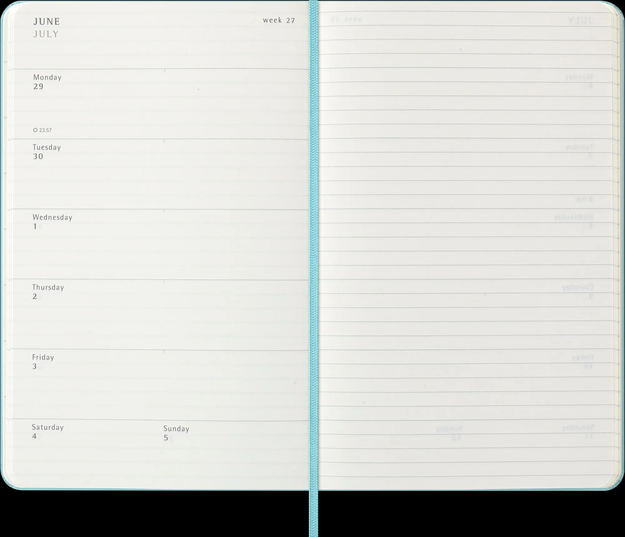 Bild: 8056999276409 | Moleskine 12 Monate Wochen Notizkalender 2026, Large/A5, 1 Wo = 1...