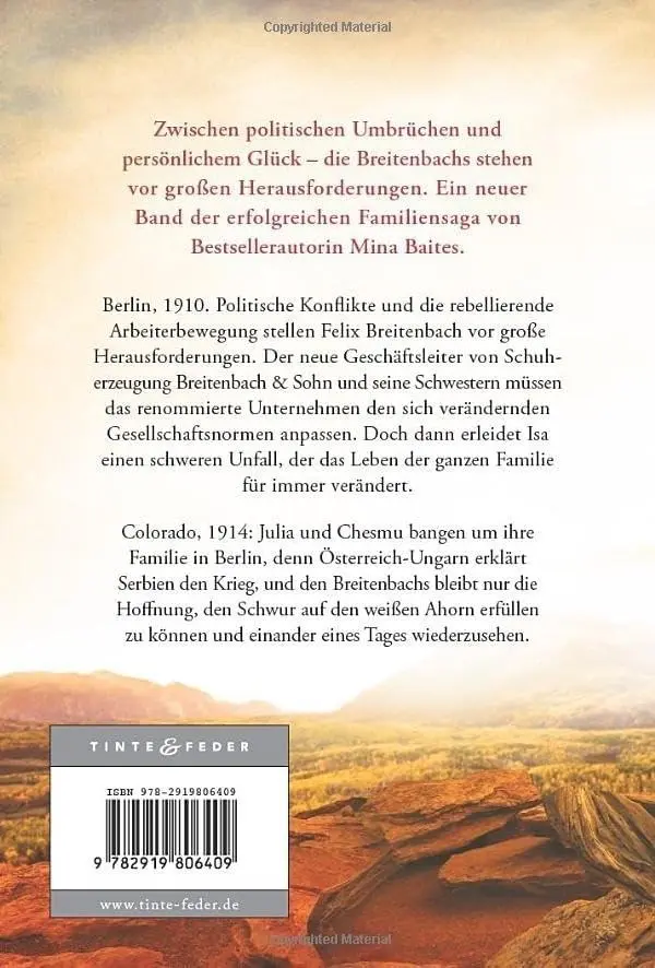 Rückseite: 9782919806409 | Der Ahorn und das rote Land | Mina Baites | Taschenbuch | 350 S.