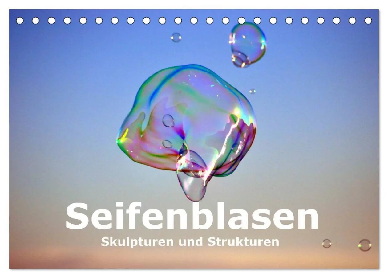 Cover: 9783435666409 | Seifenblasen Skulpturen und Strukturen (Tischkalender 2025 DIN A5...