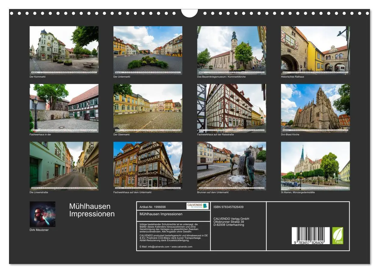 Bild: 9783457826409 | Mühlhausen Impressionen (Wandkalender 2026 DIN A3 quer), CALVENDO...