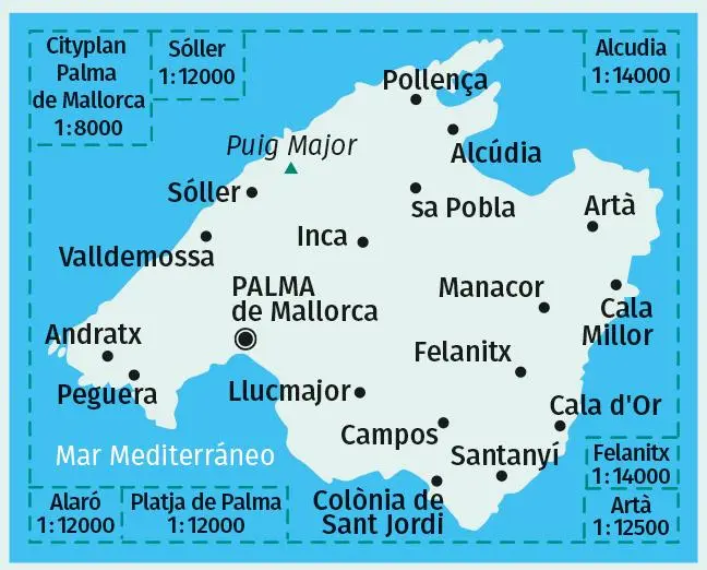 Bild: 9783990446409 | KOMPASS Wanderkarte 230 Mallorca 1:75.000 | Kompass-Karten Gmbh | 1 S.