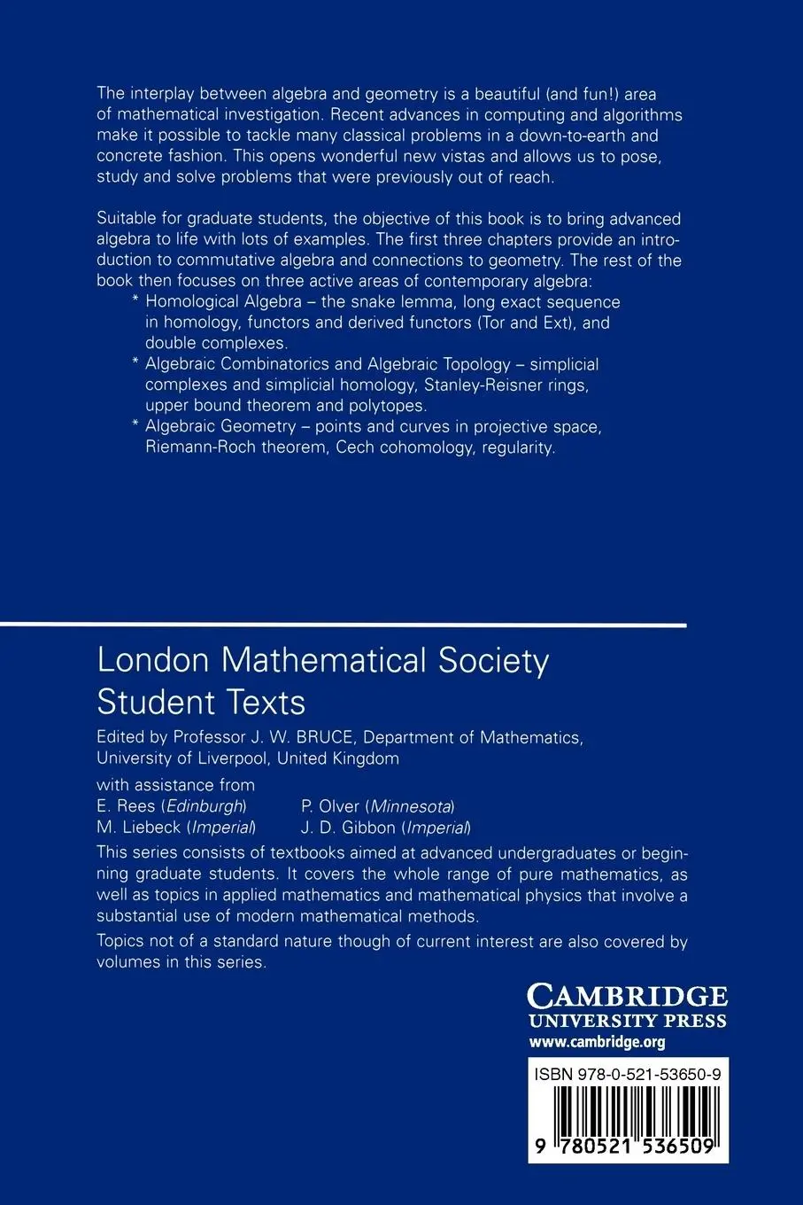 Rückseite: 9780521536509 | Computational Algebraic Geometry | Hal Schenck | Taschenbuch | 2010
