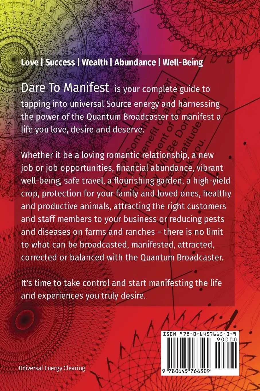 Rückseite: 9780645766509 | DARE TO MANIFEST | Heinz Gugger | Taschenbuch | Englisch | 2023