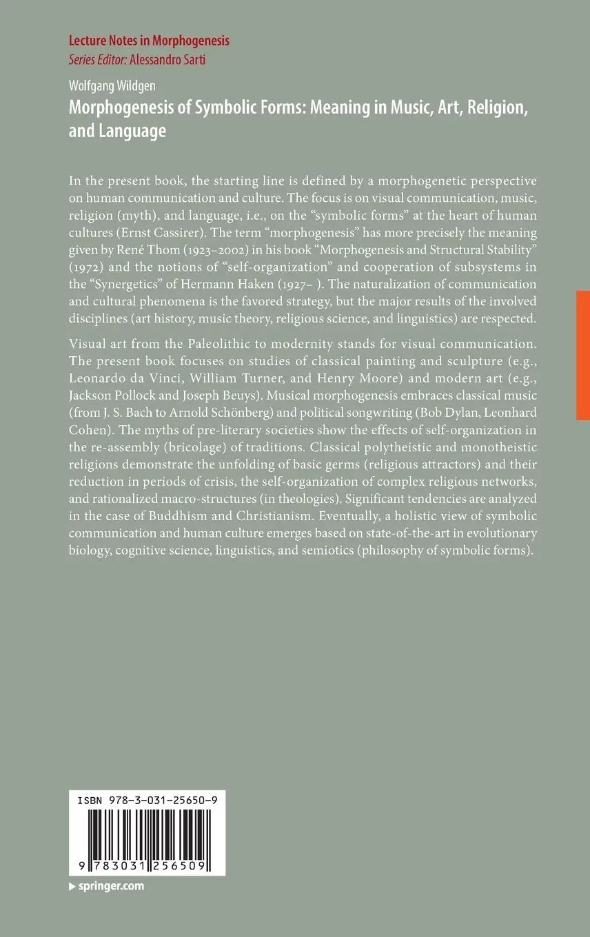 Rückseite: 9783031256509 | Morphogenesis of Symbolic Forms: Meaning in Music, Art, Religion,...