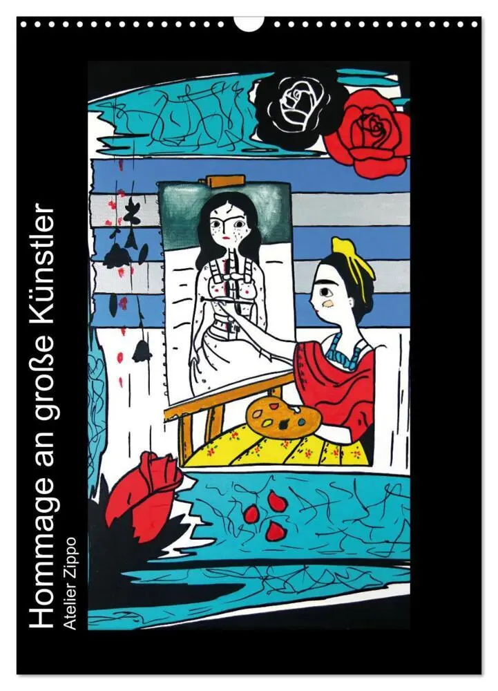 Cover: 9783435896509 | Hommage an große Künstler (Wandkalender 2025 DIN A3 hoch), CALVENDO...