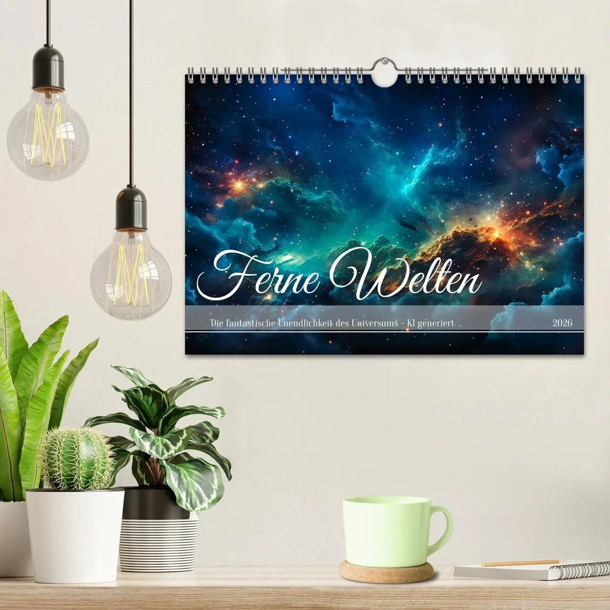 Bild: 9783457366509 | Ferne Welten (Wandkalender 2026 DIN A4 quer), CALVENDO Monatskalender