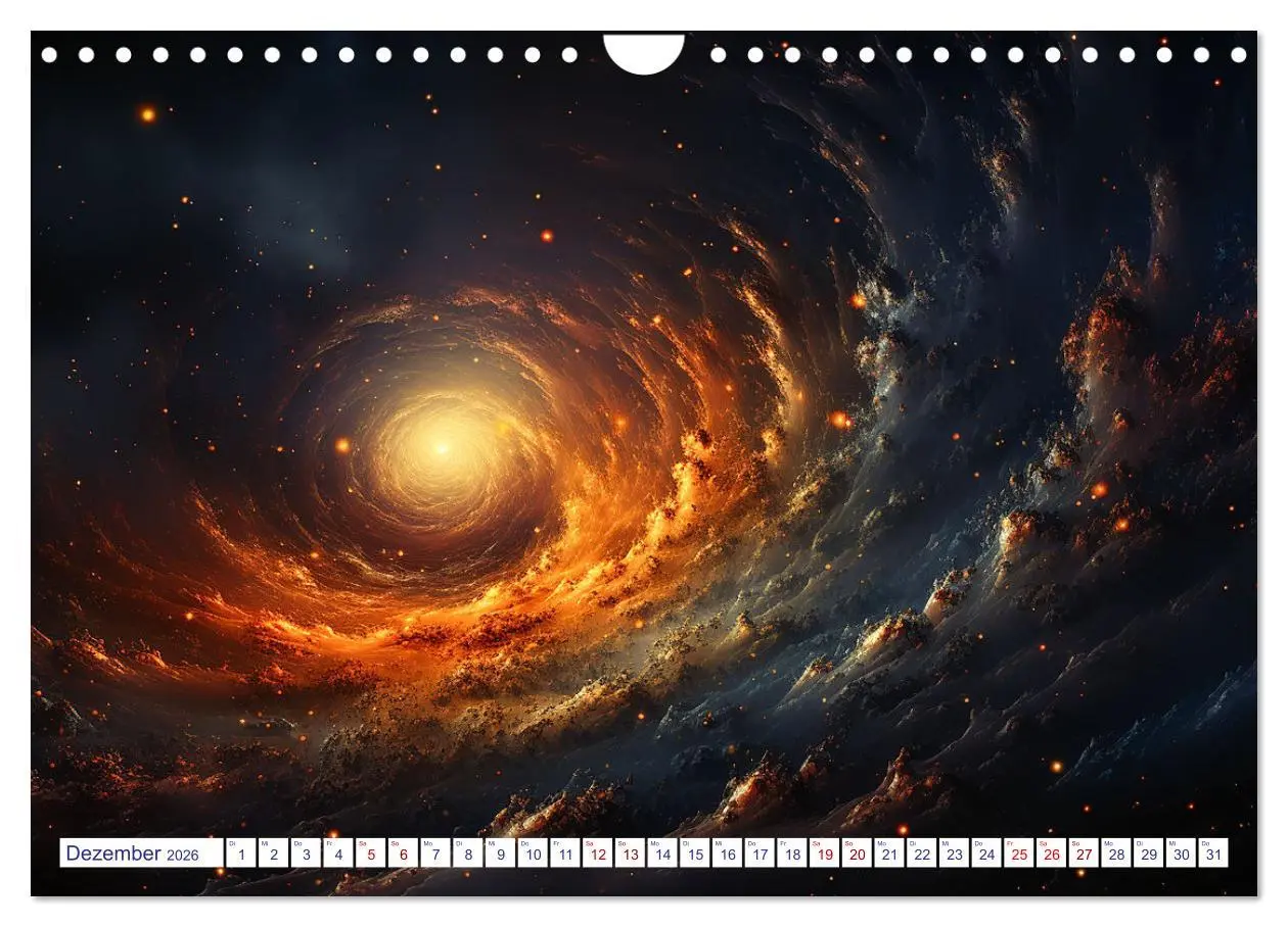 Bild: 9783457366509 | Ferne Welten (Wandkalender 2026 DIN A4 quer), CALVENDO Monatskalender