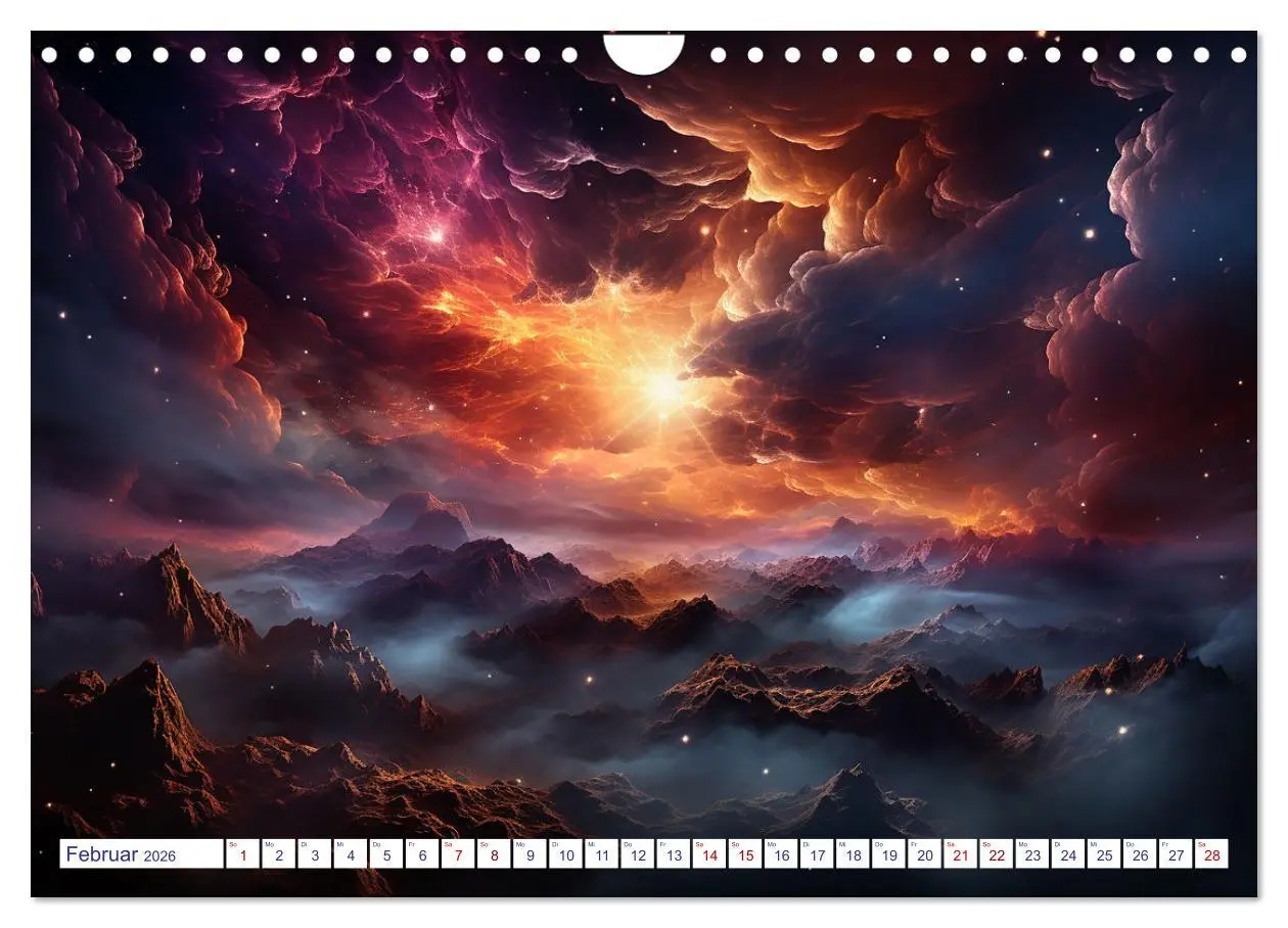Bild: 9783457366509 | Ferne Welten (Wandkalender 2026 DIN A4 quer), CALVENDO Monatskalender