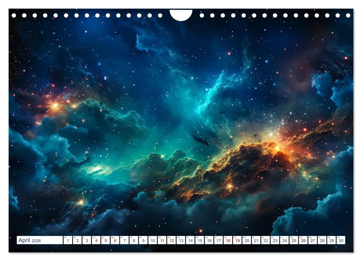 Bild: 9783457366509 | Ferne Welten (Wandkalender 2026 DIN A4 quer), CALVENDO Monatskalender