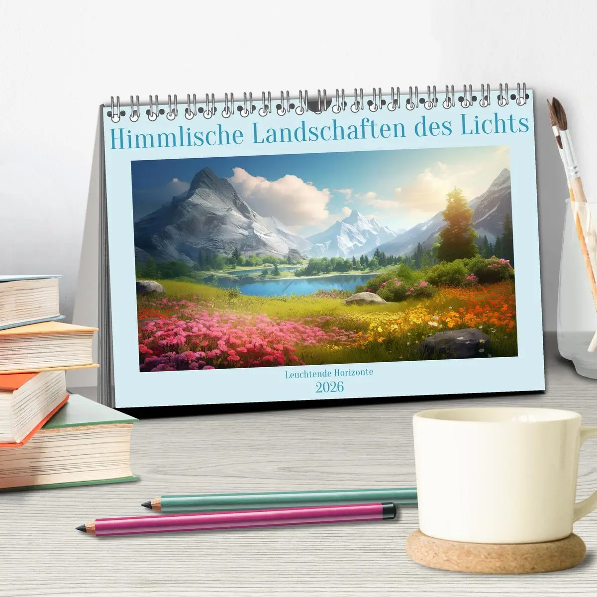 Bild: 9783457506509 | Himmlische Landschaften des Lichts (Tischkalender 2026 DIN A5...