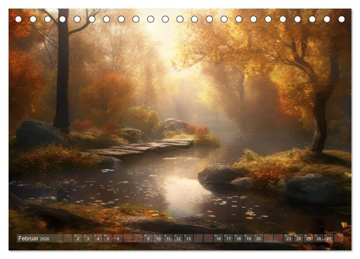 Bild: 9783457506509 | Himmlische Landschaften des Lichts (Tischkalender 2026 DIN A5...