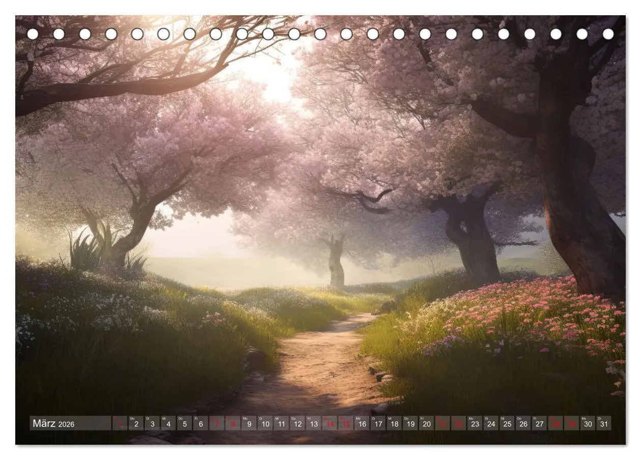 Bild: 9783457506509 | Himmlische Landschaften des Lichts (Tischkalender 2026 DIN A5...