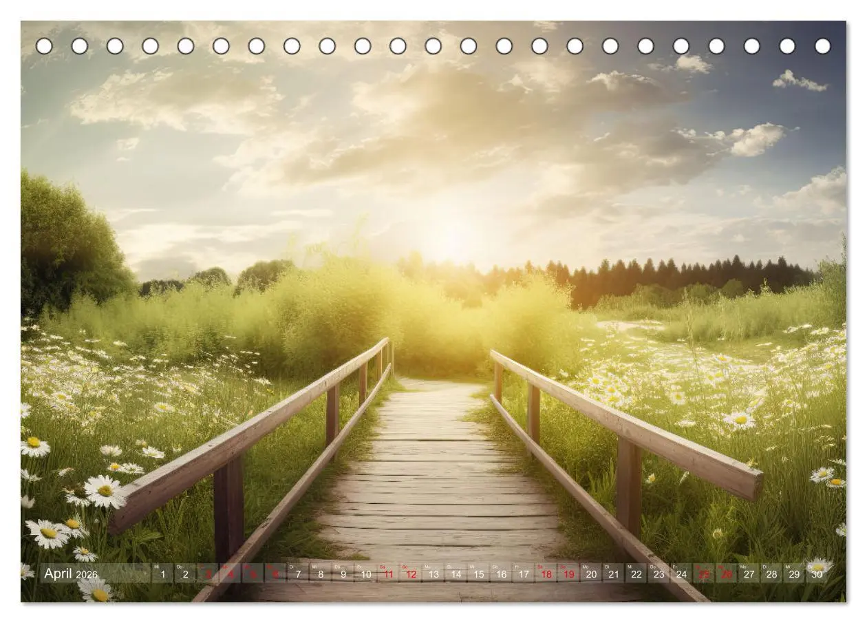 Bild: 9783457506509 | Himmlische Landschaften des Lichts (Tischkalender 2026 DIN A5...