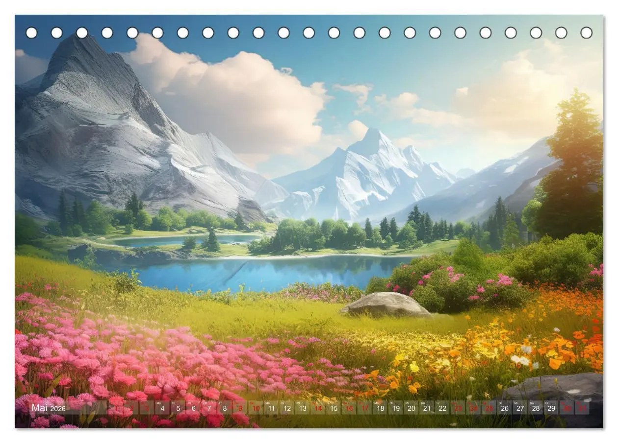 Bild: 9783457506509 | Himmlische Landschaften des Lichts (Tischkalender 2026 DIN A5...