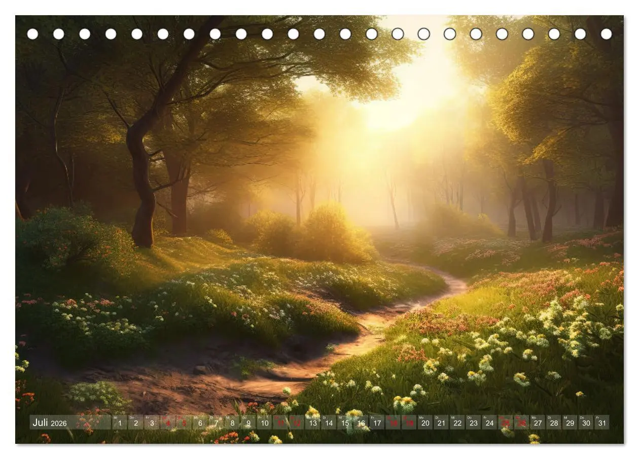 Bild: 9783457506509 | Himmlische Landschaften des Lichts (Tischkalender 2026 DIN A5...