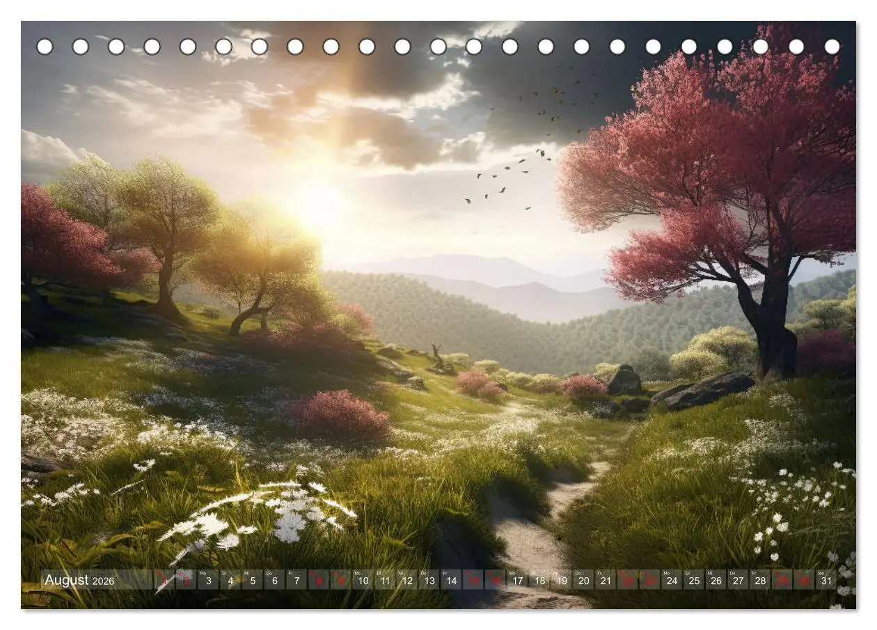 Bild: 9783457506509 | Himmlische Landschaften des Lichts (Tischkalender 2026 DIN A5...