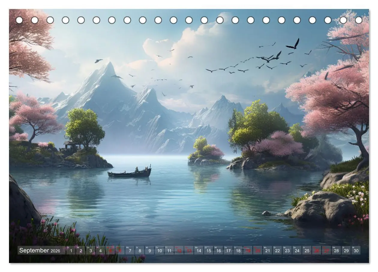 Bild: 9783457506509 | Himmlische Landschaften des Lichts (Tischkalender 2026 DIN A5...