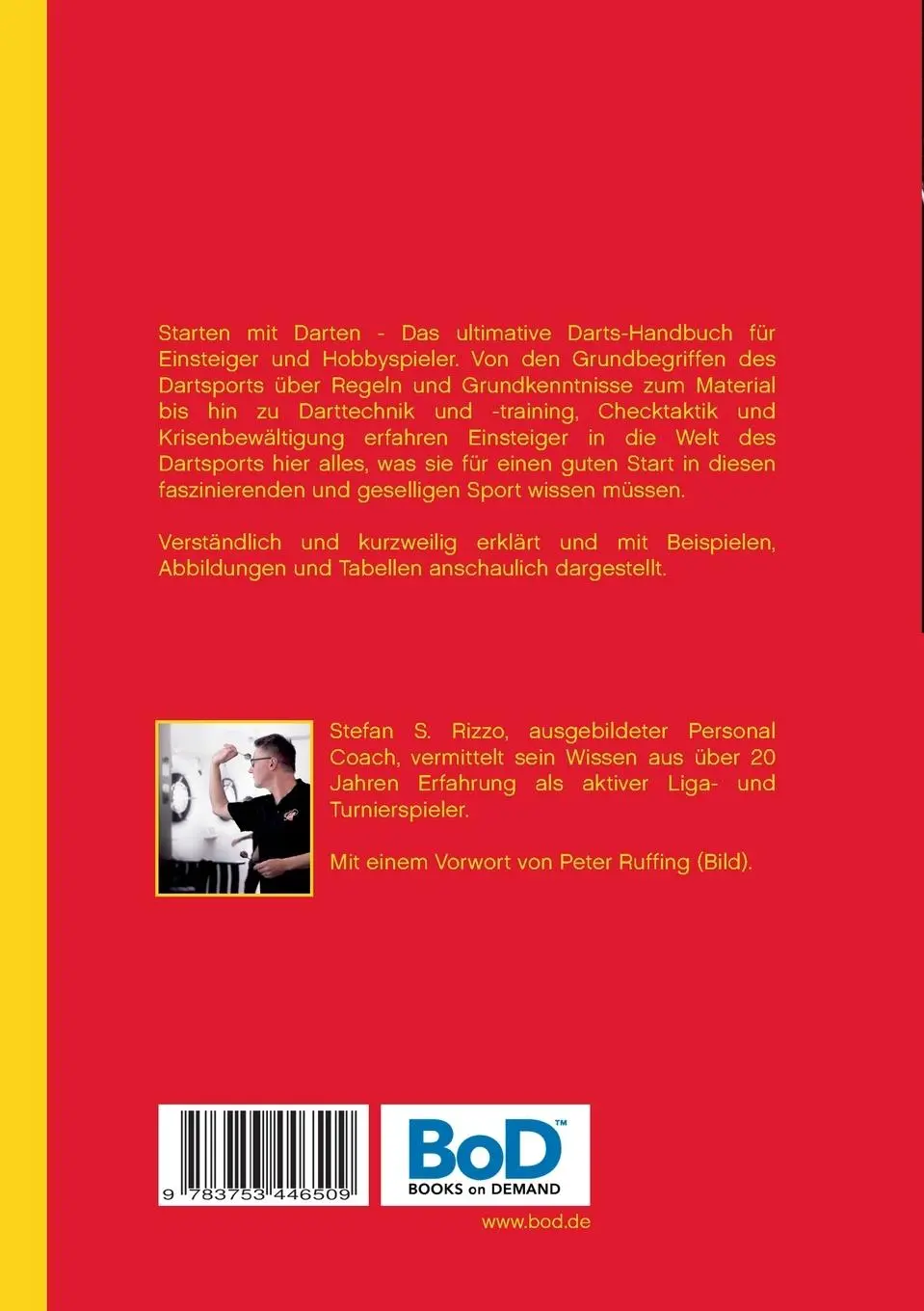 Rückseite: 9783753446509 | Starten mit Darten | Stefan S. Rizzo | Taschenbuch | 142 S. | Deutsch