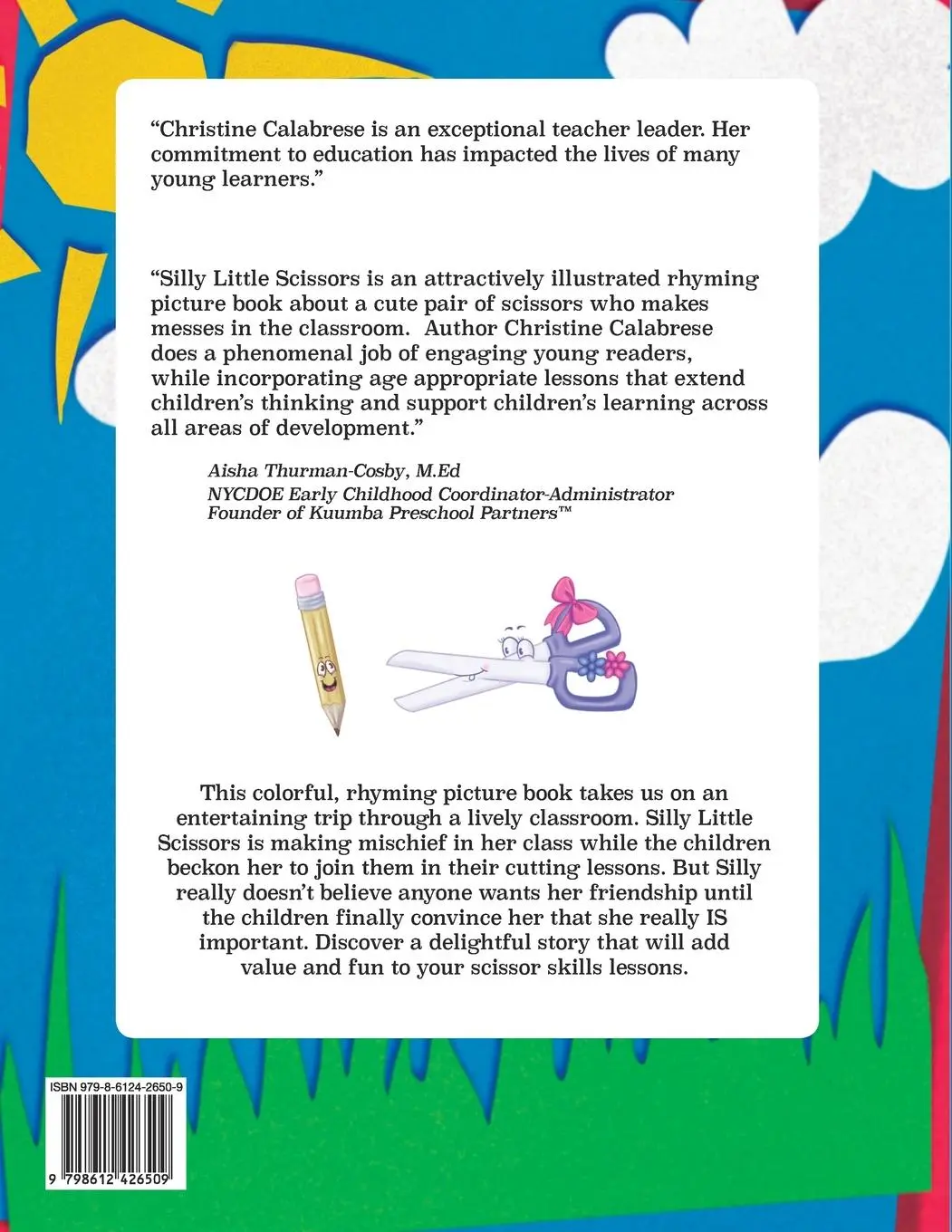 Rückseite: 9798612426509 | Silly Little Scissors | A Funny, Rhyming Scissors Skills Picture Book