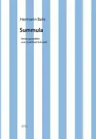 Cover: 9783897396609 | Hermann Bahr / Summula | Kritische Schriften in Einzelausgaben | Bahr
