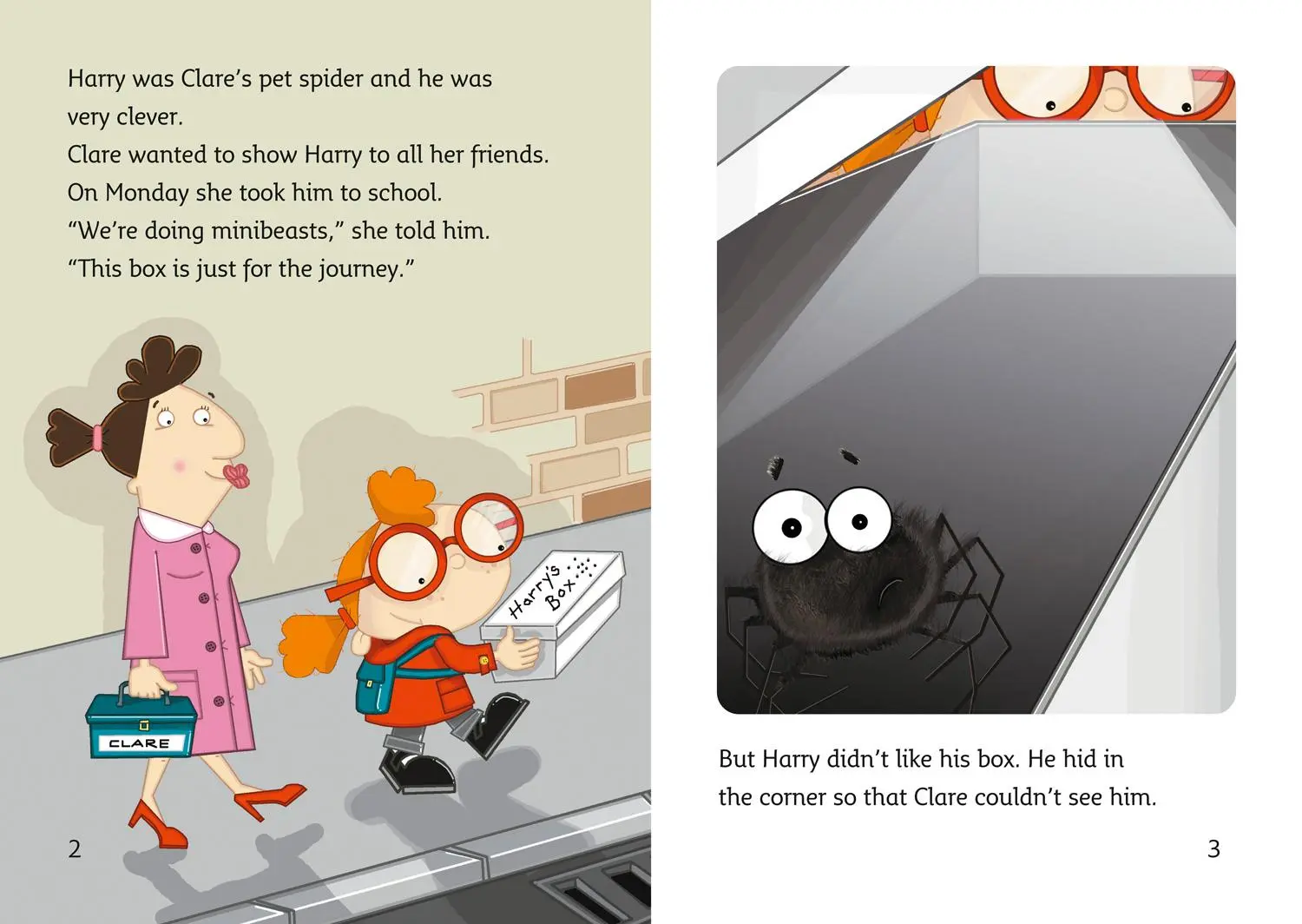 Bild: 9780007186709 | Harry the Clever Spider at School | Band 07/Turquoise | Julia Jarman