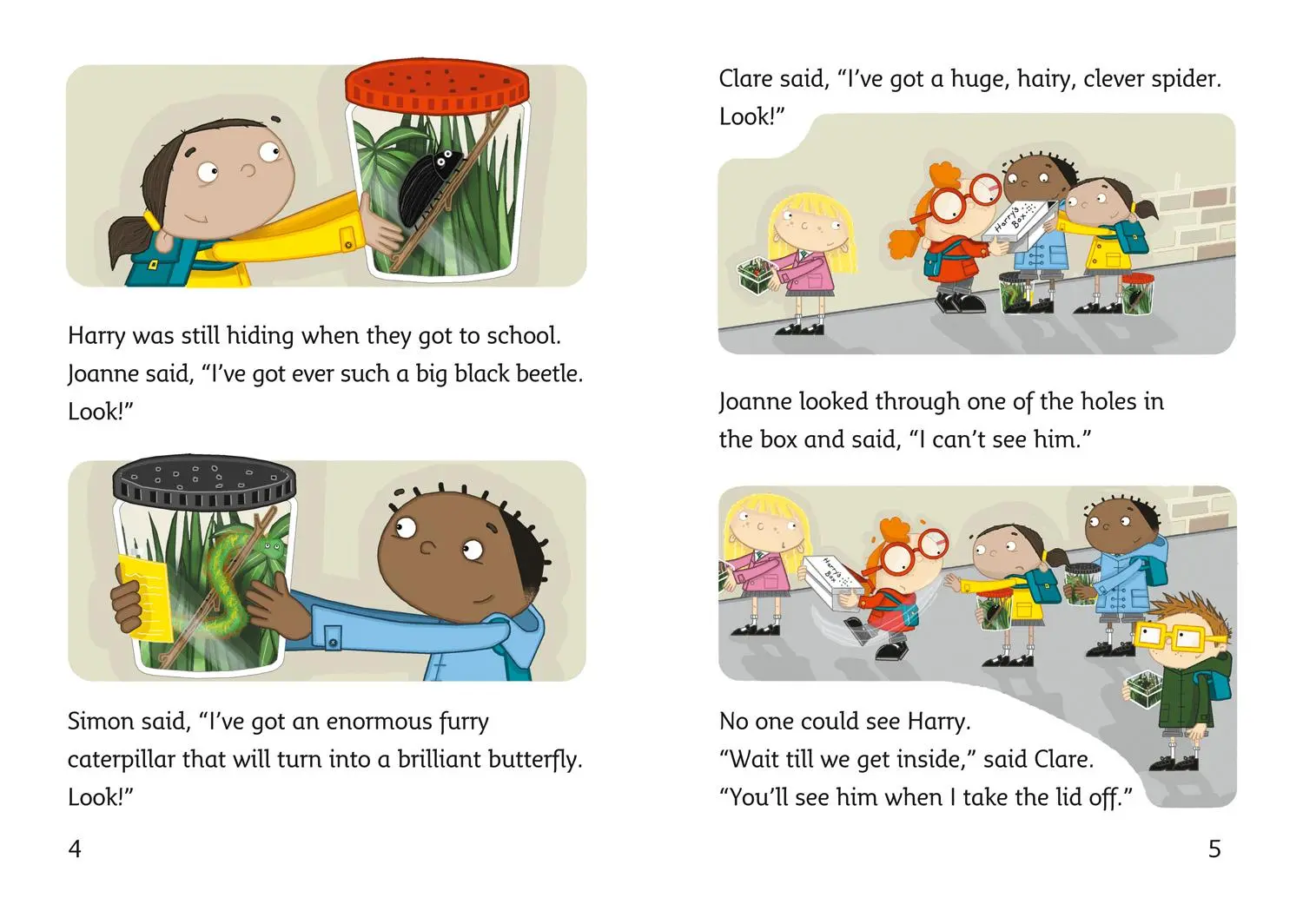 Bild: 9780007186709 | Harry the Clever Spider at School | Band 07/Turquoise | Julia Jarman