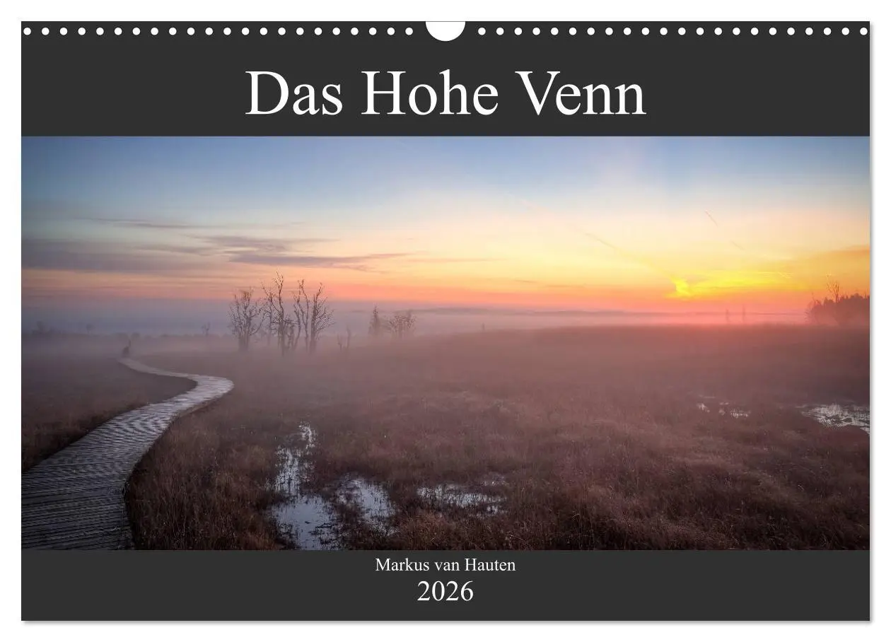 Cover: 9783457896709 | Das Hohe Venn (Wandkalender 2026 DIN A3 quer), CALVENDO Monatskalender