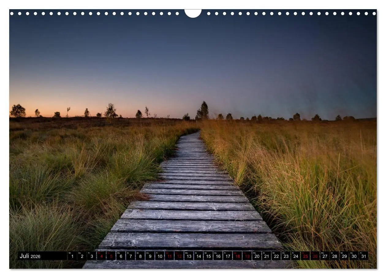 Bild: 9783457896709 | Das Hohe Venn (Wandkalender 2026 DIN A3 quer), CALVENDO Monatskalender