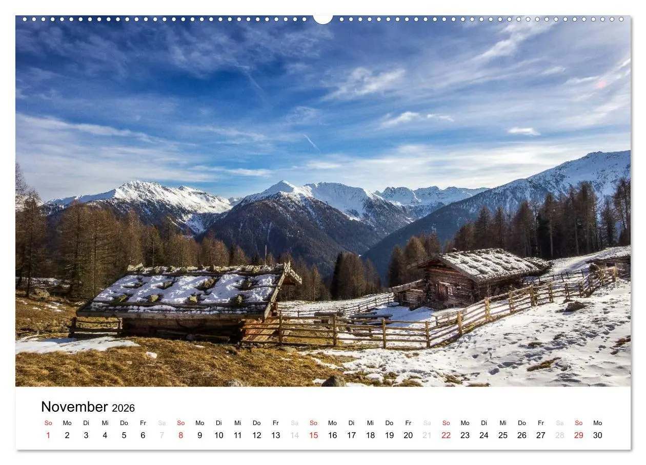 Bild: 9783457966709 | Almen im Ultental (hochwertiger Premium Wandkalender 2026 DIN A2...