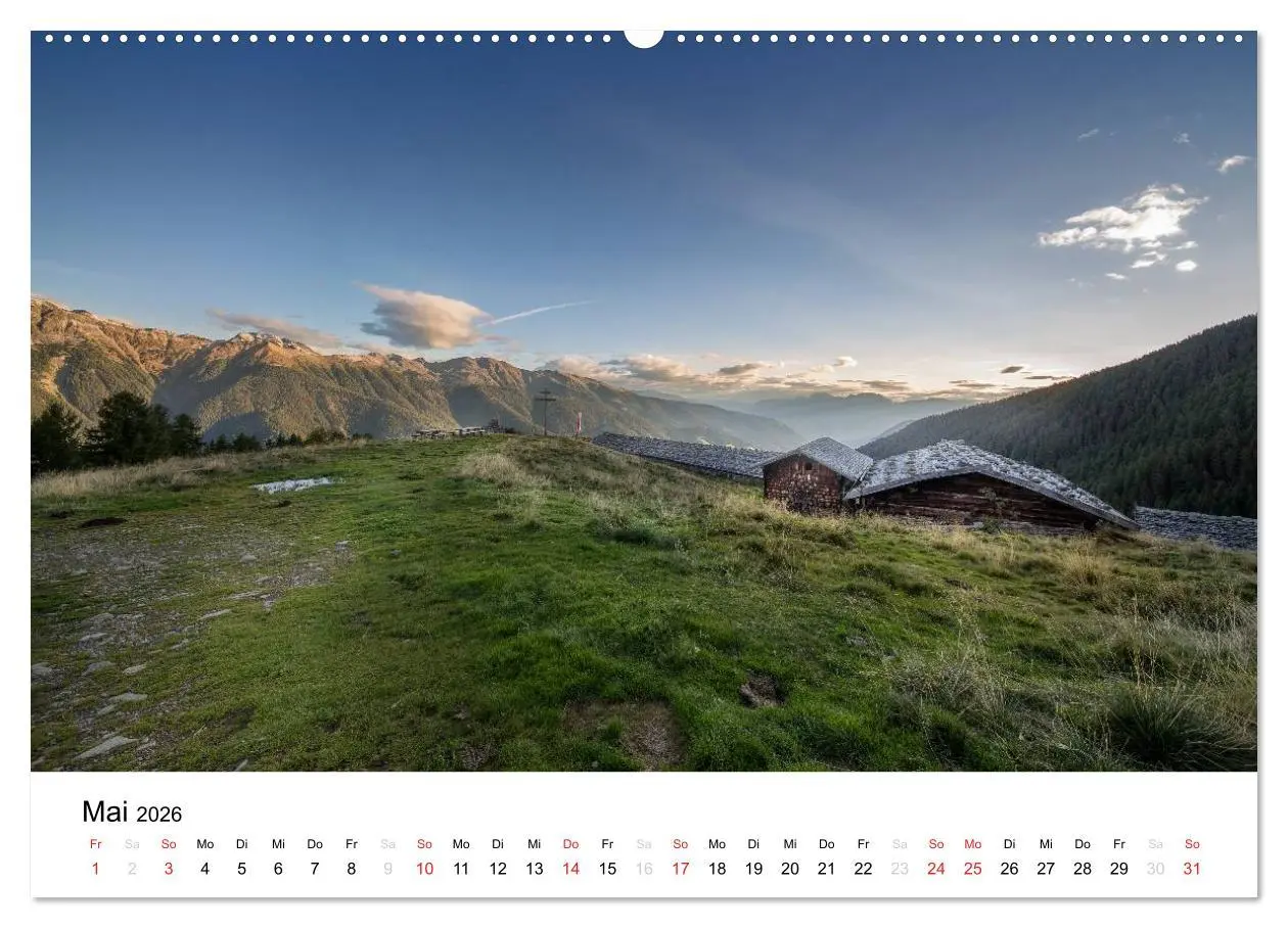 Bild: 9783457966709 | Almen im Ultental (hochwertiger Premium Wandkalender 2026 DIN A2...