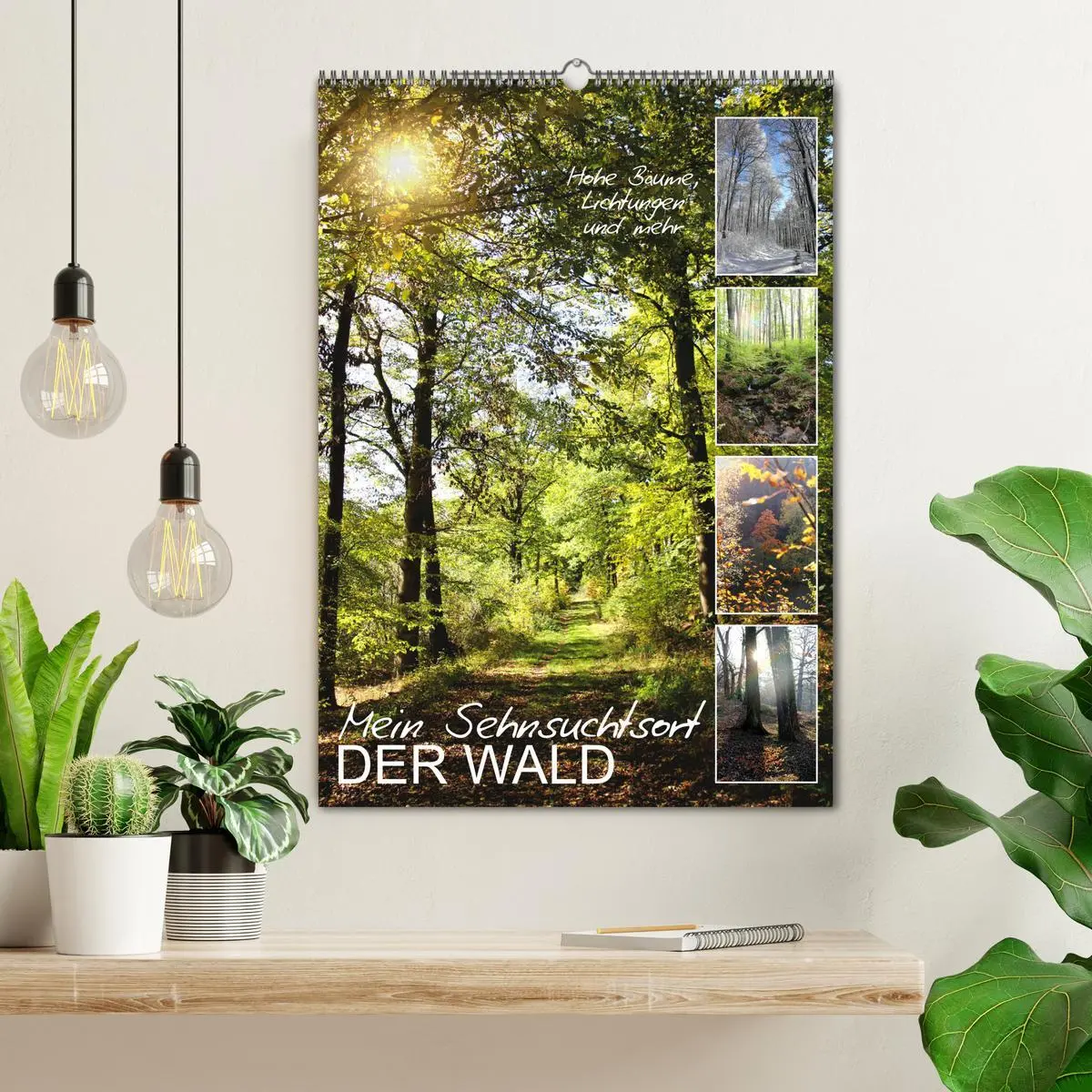 Bild: 9783516366709 | Mein Sehnsuchtsort, der Wald (Wandkalender 2026 DIN A2 hoch),...