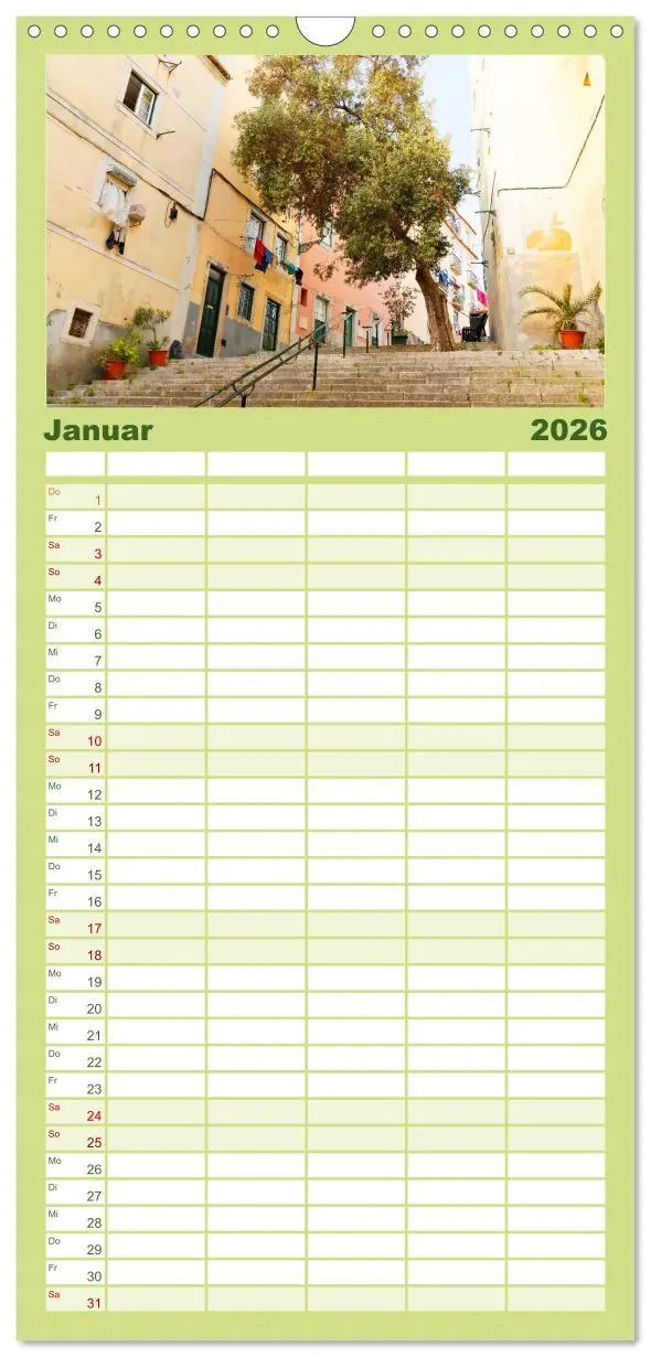 Bild: 9783516506709 | Familienplaner 2026 - Mediterraner Seelenfrieden mit 5 Spalten...