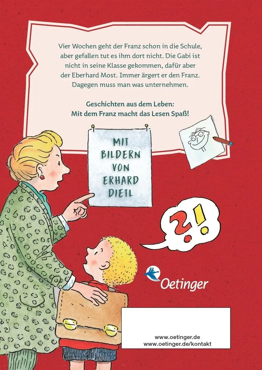 Rückseite: 9783751206709 | Schulgeschichten vom Franz | Mini-Ausgabe für die Schultüte | Buch