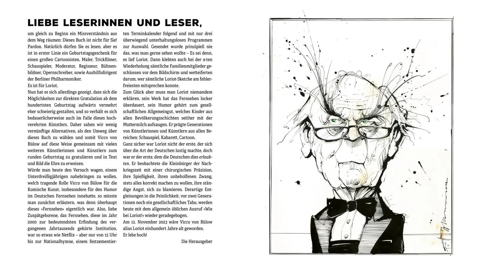 Bild: 9783830336709 | Er lebe hoch! Loriot zum 100. Geburtstag | Denis Metz (u. a.) | Buch