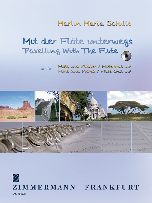 Cover: 9790010356709 | Mit der Flöte unterwegs | Flöte und Klavier / Flöte., Dt/engl/frz