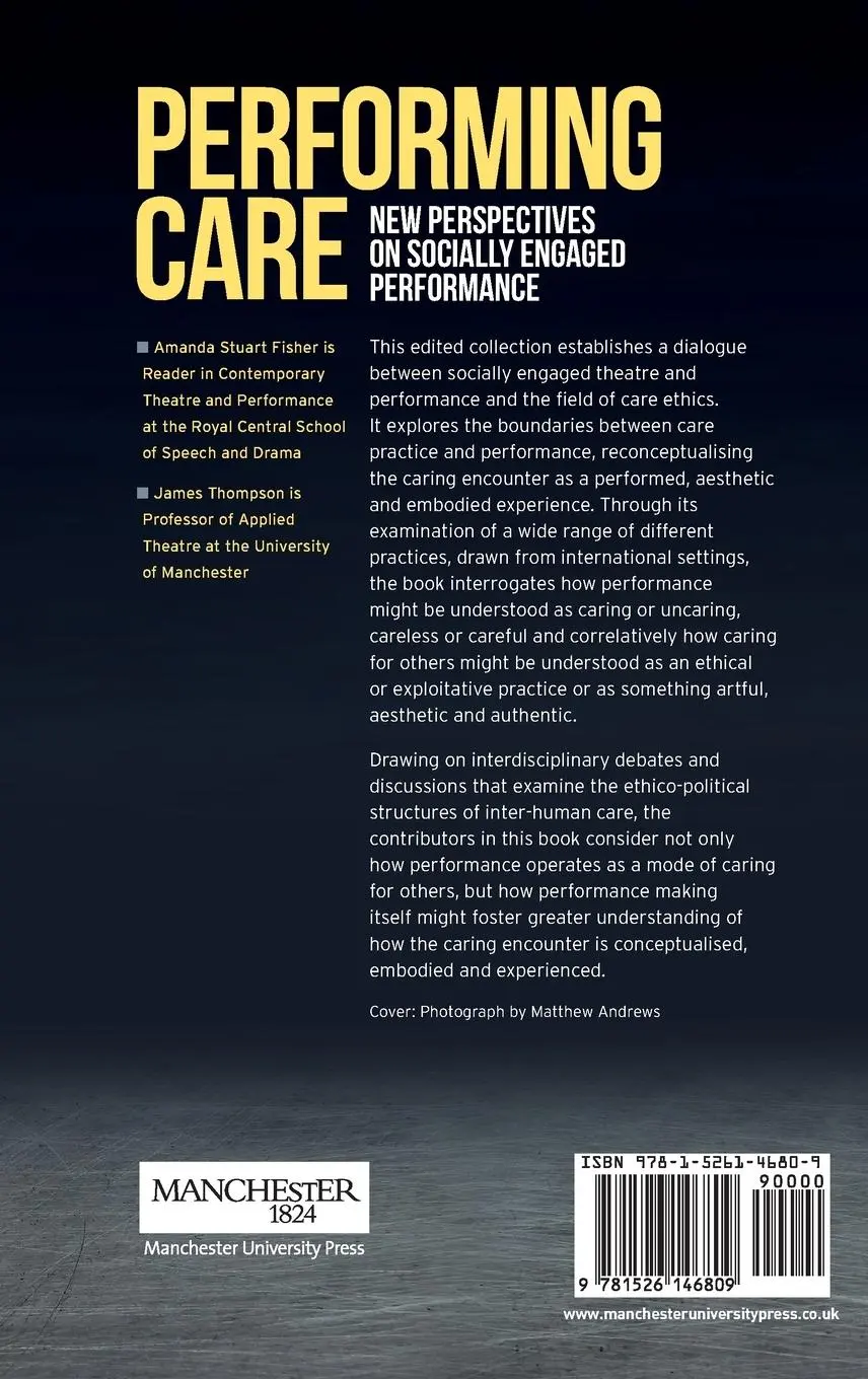 Rückseite: 9781526146809 | Performing care | New perspectives on socially engaged performance