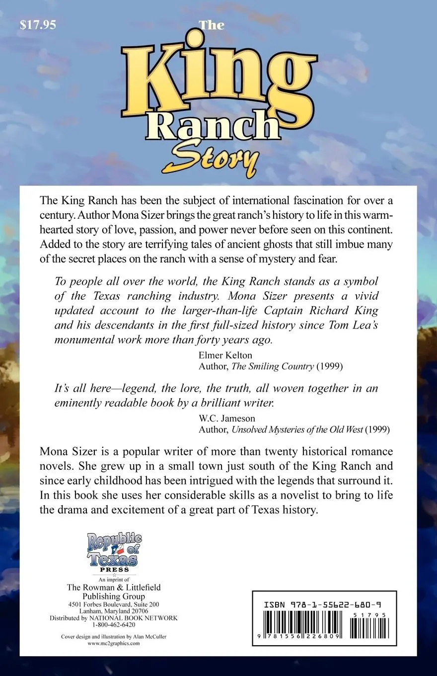 Rückseite: 9781556226809 | King Ranch Story | Truth and Myth | Mona D. Sizer | Taschenbuch | 1999
