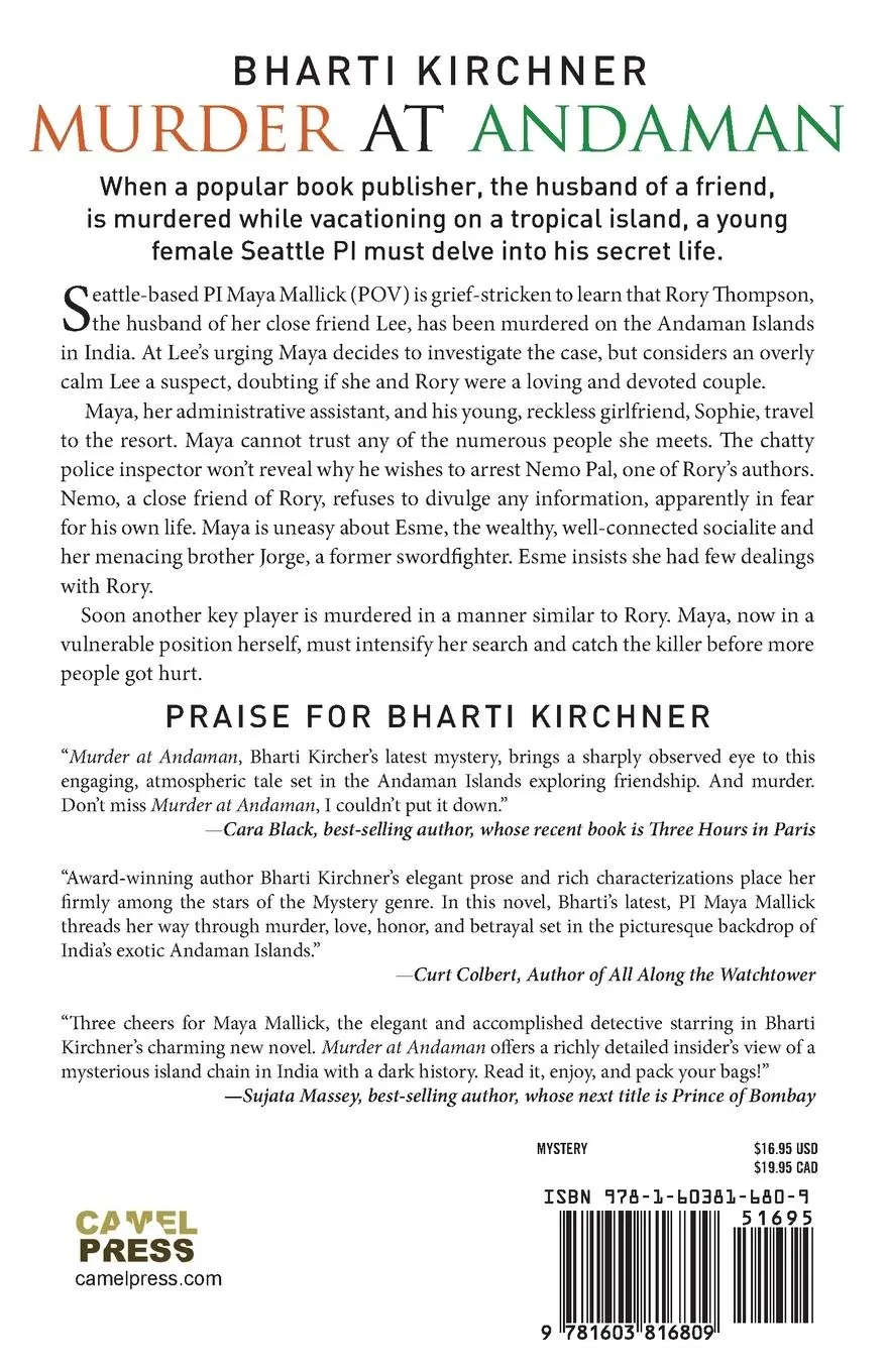 Rückseite: 9781603816809 | Murder at Andaman | Bharti Kirchner | Taschenbuch | Englisch | 2020