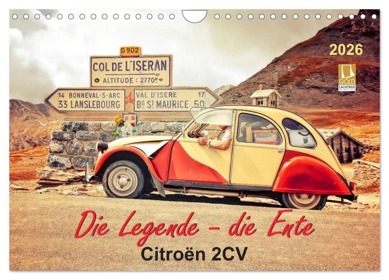 Cover: 9783457956809 | Die Legende - die Ente, Citroën 2CV (Wandkalender 2026 DIN A4...