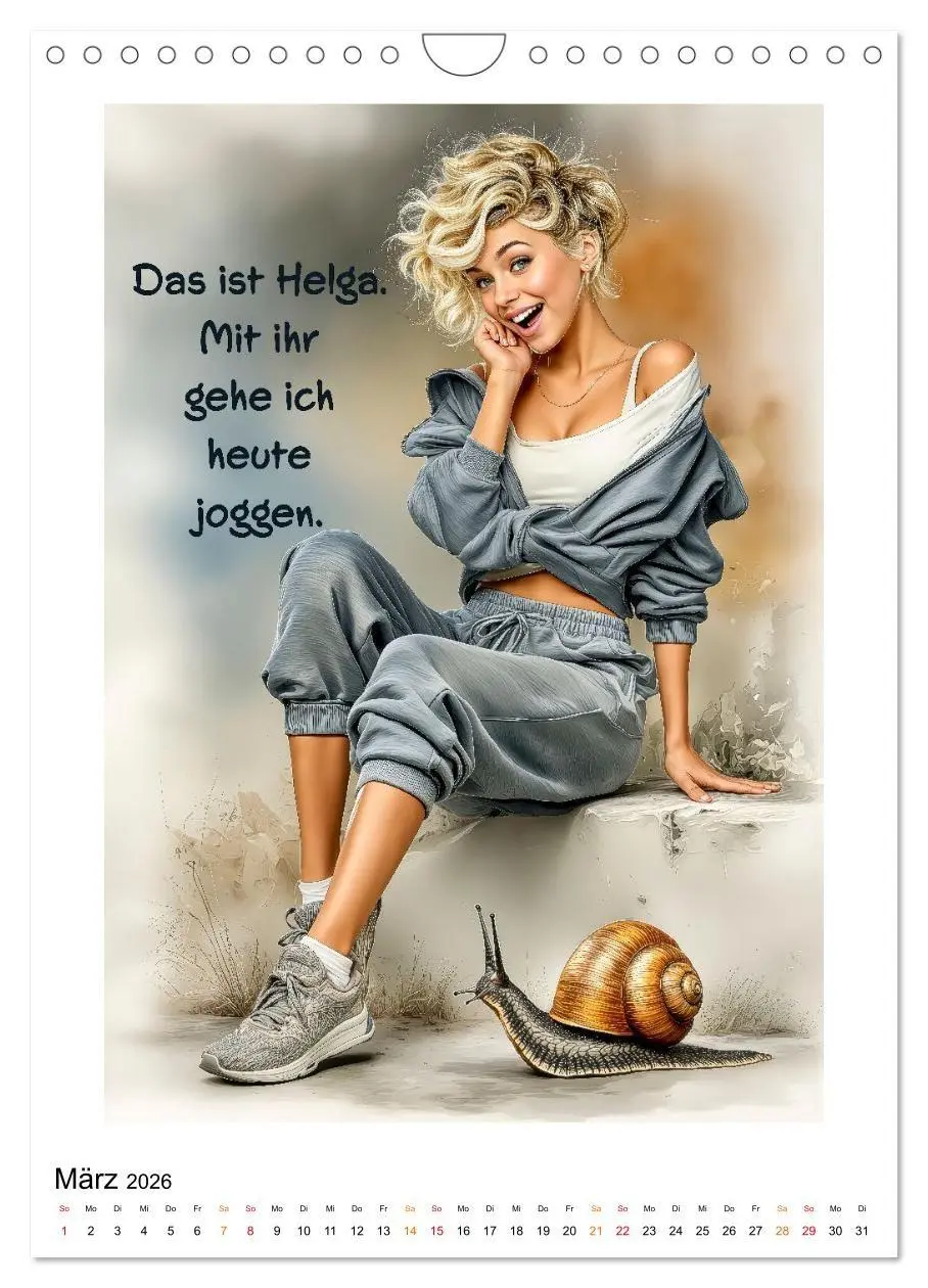 Bild: 9783516666809 | FRAU.PUNKT. (Wandkalender 2026 DIN A4 hoch), CALVENDO Monatskalender