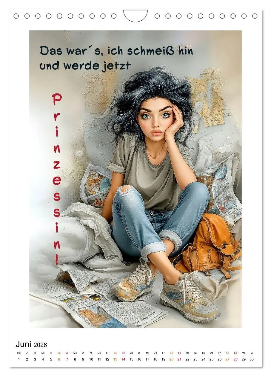 Bild: 9783516666809 | FRAU.PUNKT. (Wandkalender 2026 DIN A4 hoch), CALVENDO Monatskalender