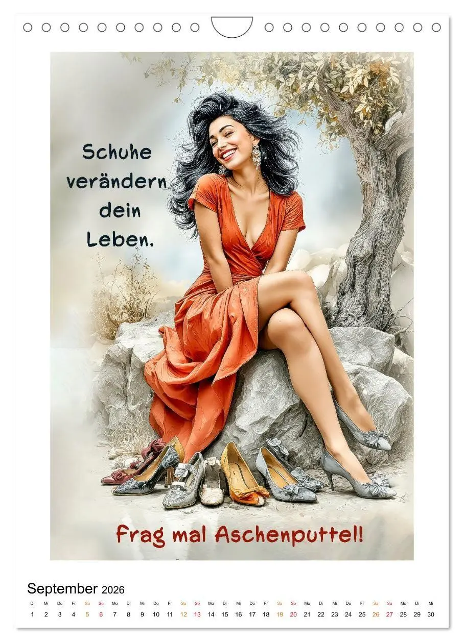 Bild: 9783516666809 | FRAU.PUNKT. (Wandkalender 2026 DIN A4 hoch), CALVENDO Monatskalender