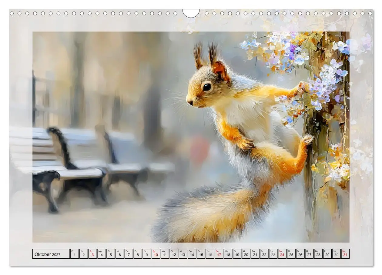 Bild: 9783516806809 | Eichhörnchen. Zauberhafte Momente in der Natur (Wandkalender 2027...