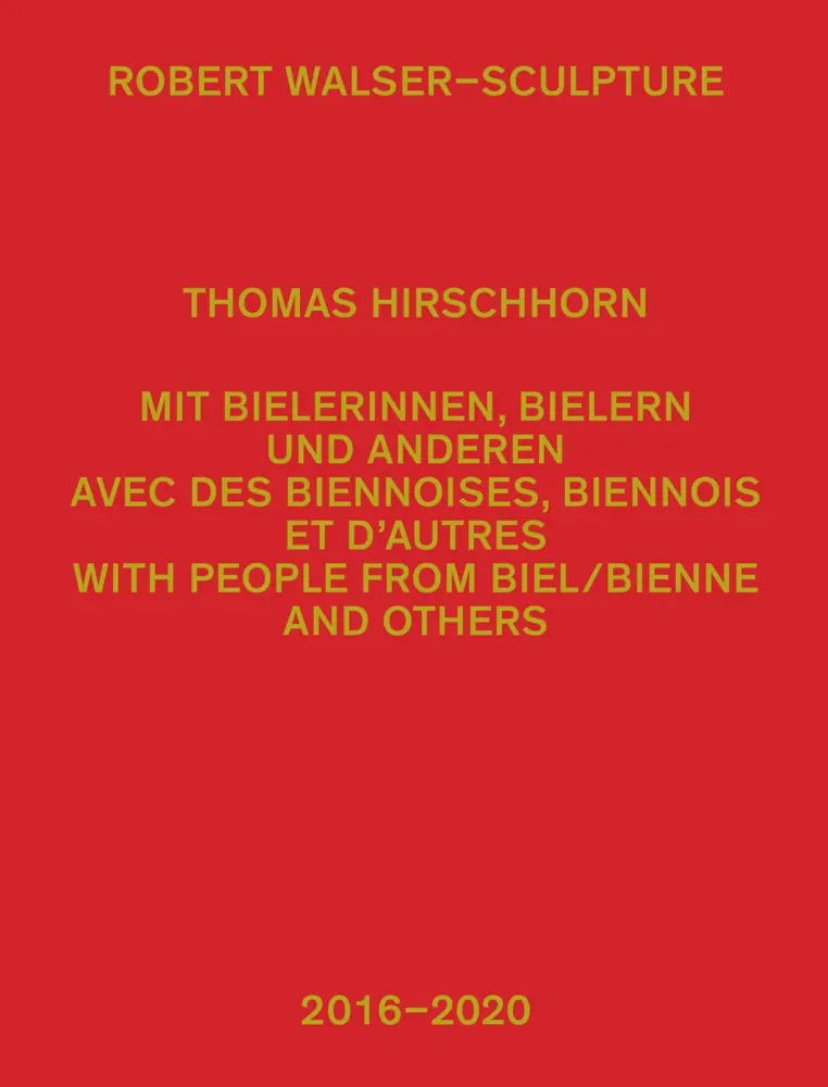 Cover: 9783775746809 | Thomas Hirschhorn | Robert Walser-Sculpture | Kathleen Bühler (u. a.)