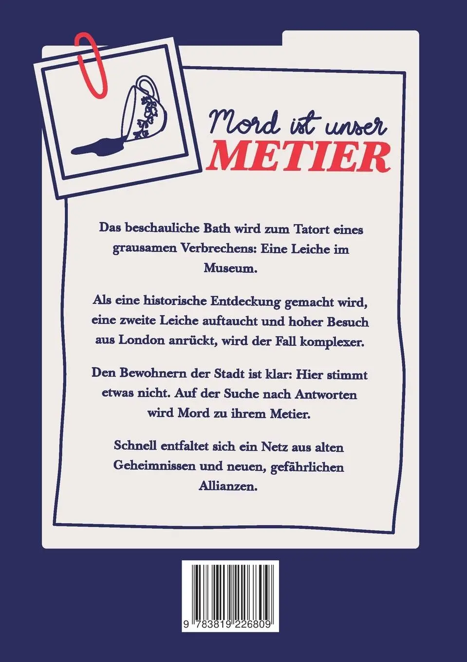 Rückseite: 9783819226809 | Mord ist unser Metier | Die Spur der Legion | Viktoria Harasym | Buch