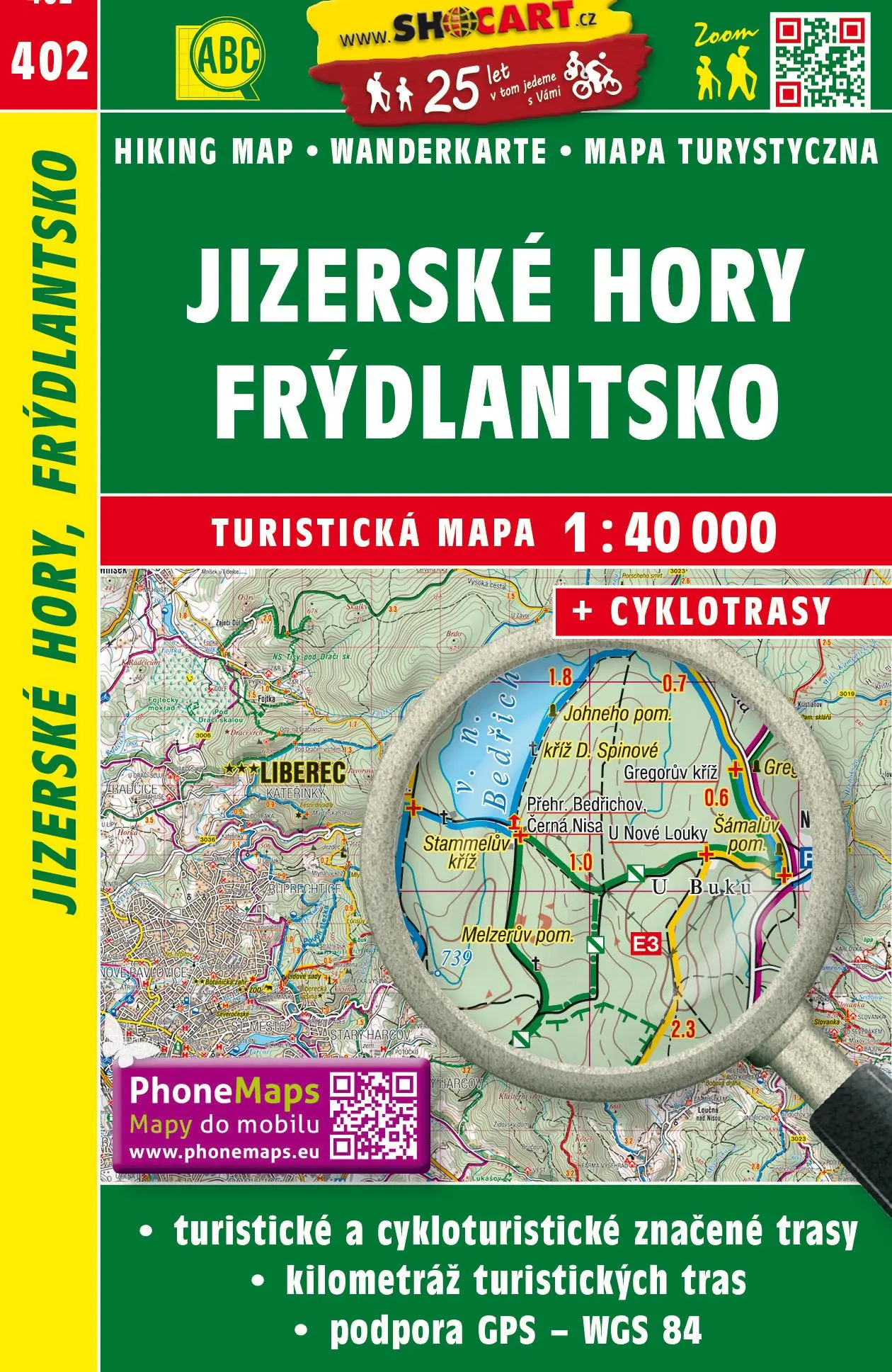 Cover: 9788072246809 | Wanderkarte Tschechien Jizerske hory, Frydlantsko 1 : 40 00 | 2020