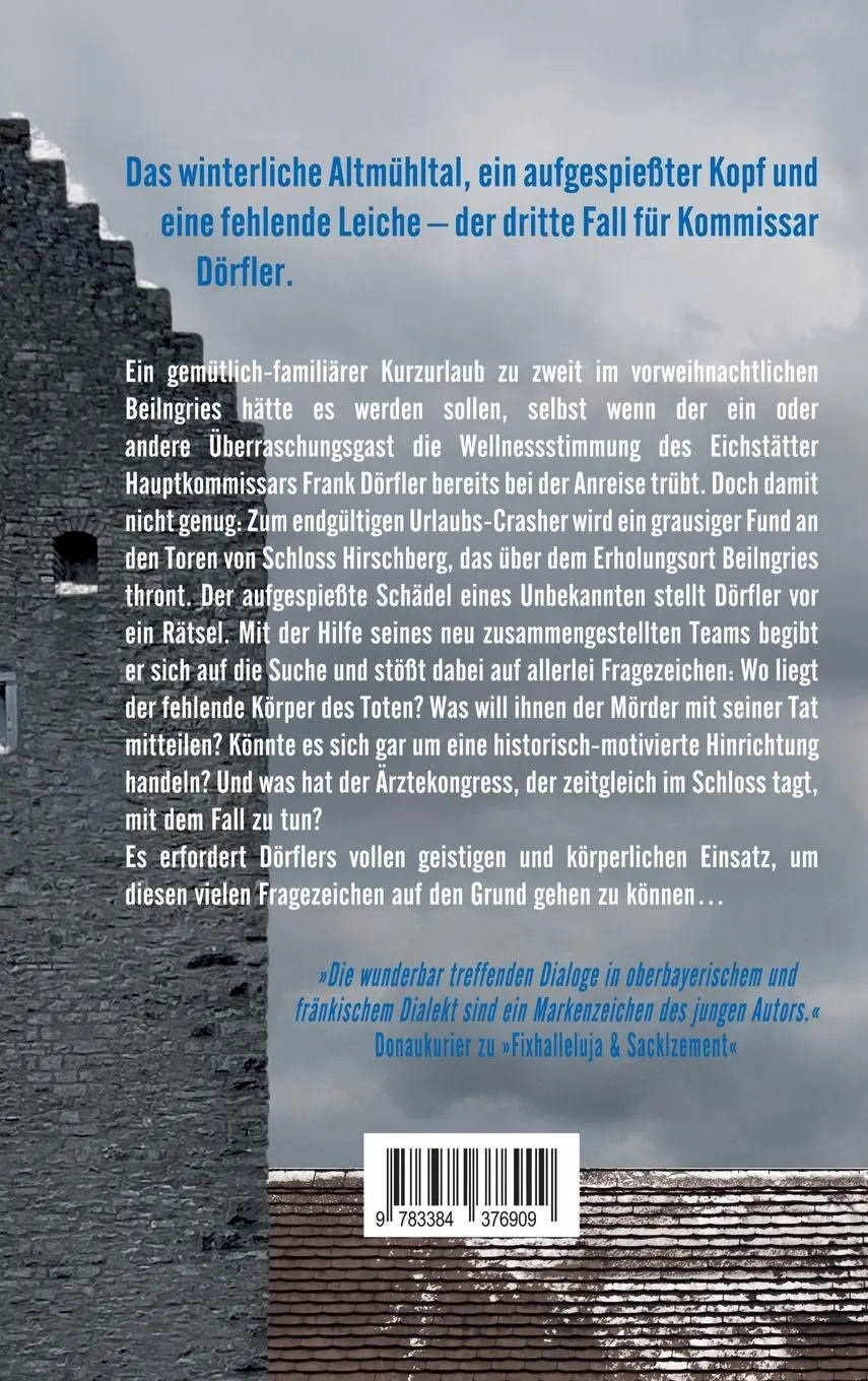 Rückseite: 9783384376909 | Großkopfert | Ein Altmühltal Krimi | Philipp Nadler | Buch | 244 S.